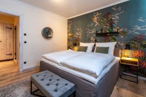 Postel nebo postele na pokoji v ubytování Apart Hotel Wasserturm