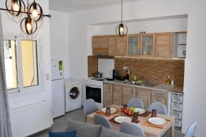 A kitchen or kitchenette at Elounda Sonata Luxury