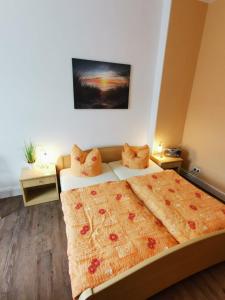 Postel nebo postele na pokoji v ubytování Villa Adler- Waldseite
