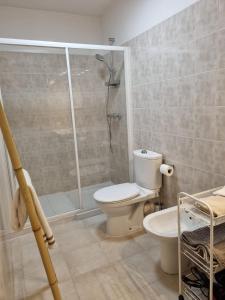 Koupelna v ubytování Casa Mela