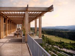 Balkón nebo terasa v ubytování Minthis Resort