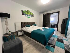 Postel nebo postele na pokoji v ubytování Casa Cernat + 37 fotografií