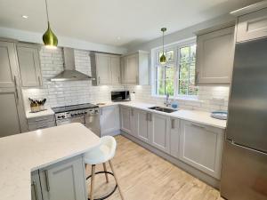 Köök või kööginurk majutusasutuses Coswarth Cottage