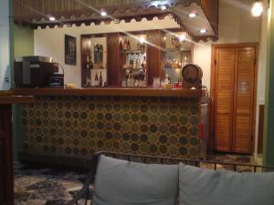 Lounge nebo bar v ubytování Hotel Petras Beach