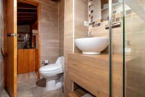 Koupelna v ubytování Hotel Gran Boutique Sabana