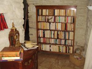 Knihovna v bed and breakfast