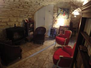 Χώρος καθιστικού στο La Picholine, chambre ciboulette
