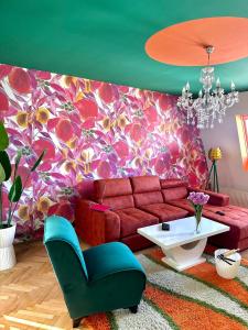 Istumisnurk majutusasutuses Apartment Amore Mio
