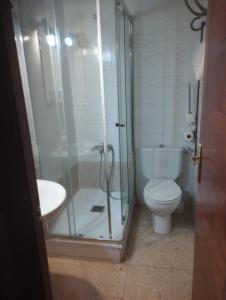 Ванная комната в Hospedería Lucano
