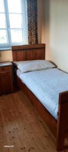 Ein Bett oder Betten in einem Zimmer der Unterkunft Landhaus Just