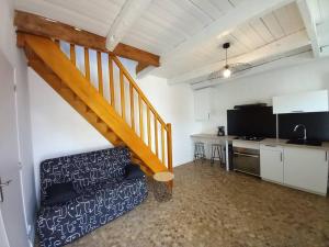 Η κουζίνα ή μικρή κουζίνα στο Aven, maisonnette avec mezzanine +2 φωτογραφίες