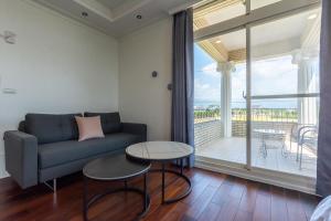 אזור ישיבה ב-Slow Pine Homestay