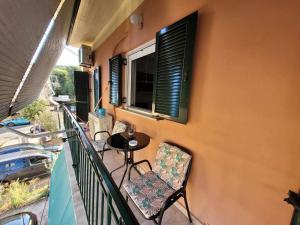A balcony or terrace at Flora's Boutique Apartment at the heart of Corfu