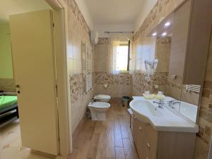 Koupelna v ubytování B&B Afrodite