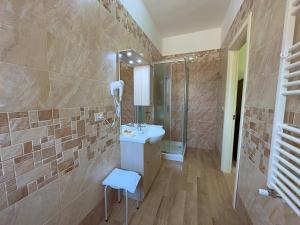 Koupelna v ubytování B&B Afrodite