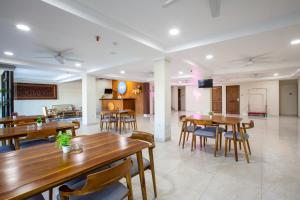 Kuchyň nebo kuchyňský kout v ubytování Liberta Home Seririt Bali