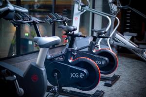 Posilňovňa alebo fitness centrum v ubytovaní Hotel Meta Resort & Vine SPA