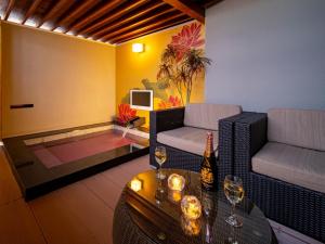 TV a/nebo společenská místnost v ubytování HOTEL　Noblesse
