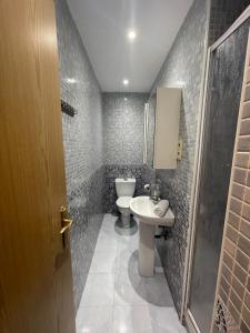 Koupelna v ubytování Hermosilla rooms