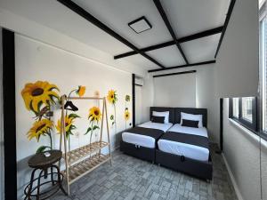 Un pat sau paturi într-o cameră la Casa Mirasol Terrace Golden Horn Istanbul