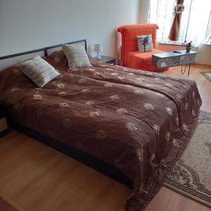 Llit o llits en una habitació de Elza Apartment