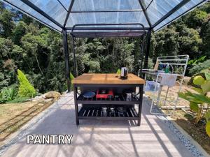 Zahrada ubytování A'moss Farmstay