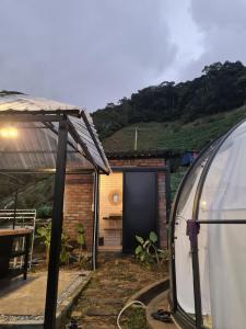 Zahrada ubytování A'moss Farmstay