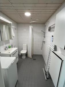 Koupelna v ubytování Kotimaailma - Kaunis 3MH asunto Pohjois-Haagassa