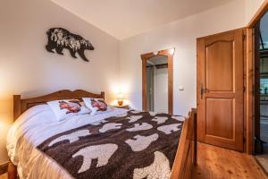 Posteľ alebo postele v izbe v ubytovaní Appart Cosy 3 étoiles