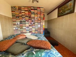 Postel nebo postele na pokoji v ubytování Book house