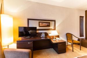 TV a/nebo společenská místnost v ubytování Hotel Solny