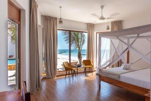 Postel nebo postele na pokoji v ubytování S&S HOTEL