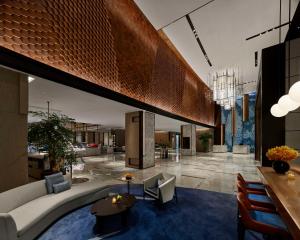Ein Sitzbereich in der Unterkunft Hyatt Regency Shanghai Songjiang