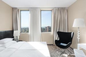 Krevet ili kreveti u jedinici u okviru objekta Falkensteiner Hotel Belgrade Superior