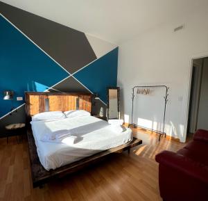 Кровать или кровати в номере Look 4 Brera Design Apartment