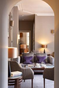 a living room with a couch and chairs at Rothay Garden by Harbour Hotels in Grasmere