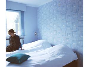 Säng eller sängar i ett rum på Holiday home Zelenachten