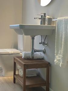Ένα μπάνιο στο Mamavira Hospedaje