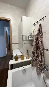 Koupelna v ubytování Japandi apartamentai