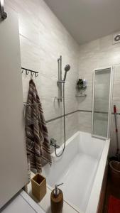 Koupelna v ubytování Japandi apartamentai