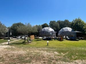 Zahrada ubytování Manna Gea Glamping Domes