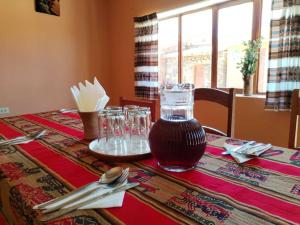 Nápoje v ubytování Casa Amaru Raqchi