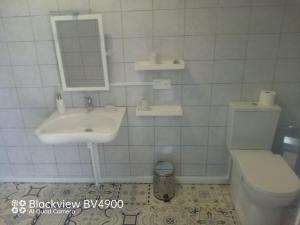 Koupelna v ubytování Aquadetente loudeac