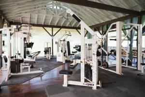 Fitness centrum a/nebo fitness zařízení v ubytování Hawaiian Sanctuary Eco Retreat Center