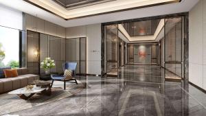 The lobby or reception area at DoubleTree By Hilton Cangnan