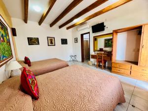 Llit o llits en una habitació de Los Arrayanes