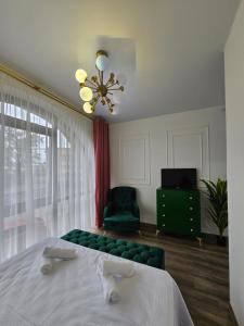 Postel nebo postele na pokoji v ubytování Boutique Hotel Honey