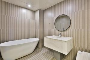 Koupelna v ubytování Brown Dot Hotel Jeonggwan