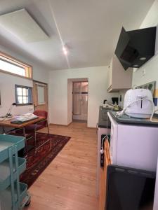 A kitchen or kitchenette at Piburg Seebichlhof