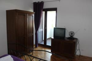 TV a/nebo společenská místnost v ubytování Apartments Petrada